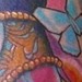 tattoo galleries/ - lantern with origami butterflies